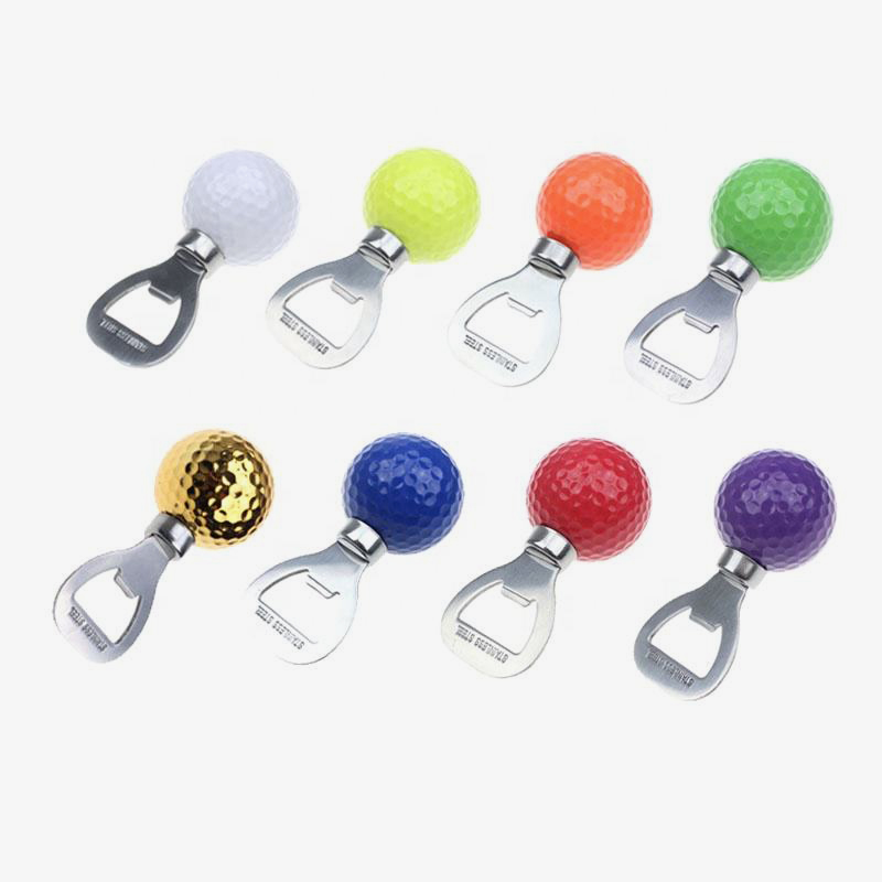 Golf Ball Shaped Bottle Openers, Fridge Beer Bottle Openers Funny Gifts Beer Novelty Items for Golf Lovers, and Beer Enthusiasts