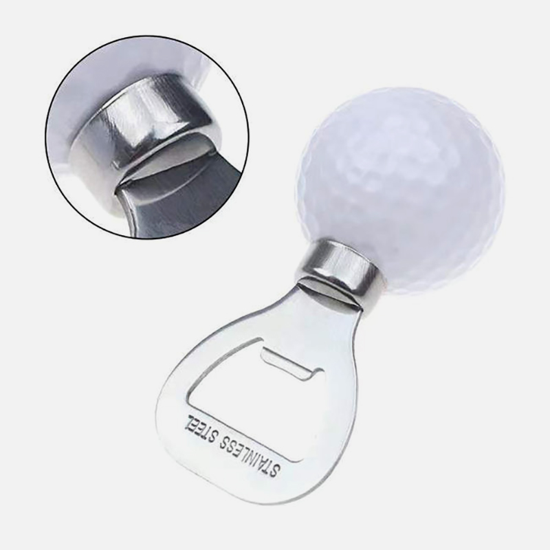 Golf Ball Shaped Bottle Openers, Fridge Beer Bottle Openers Funny Gifts Beer Novelty Items for Golf Lovers, and Beer Enthusiasts