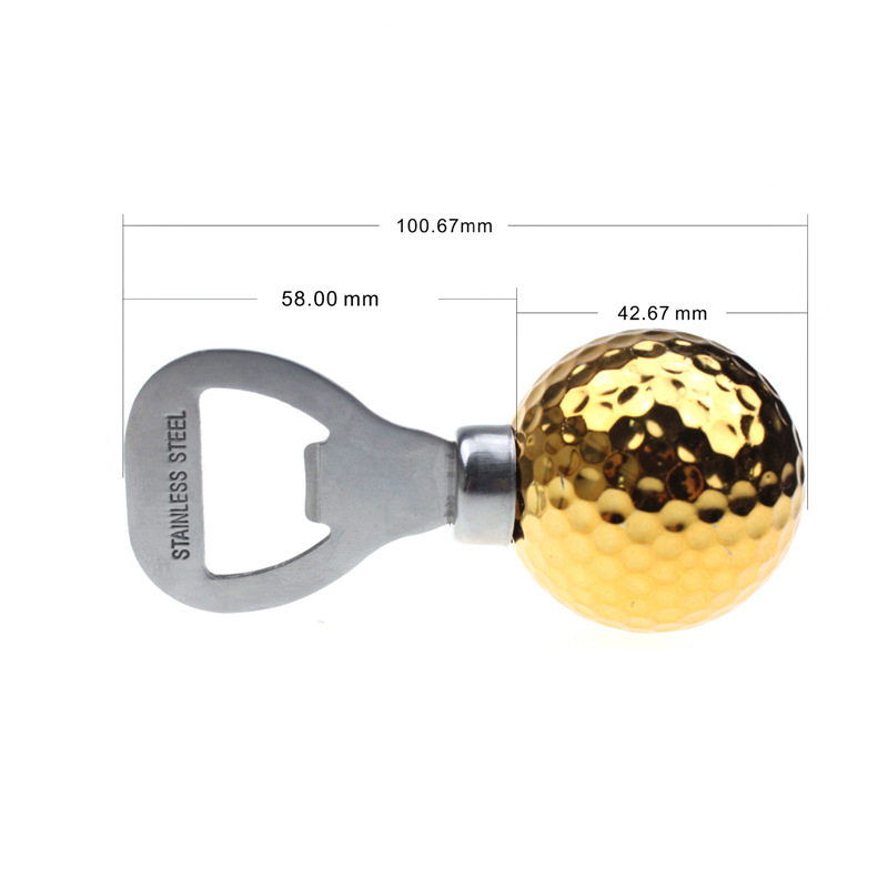 Golf Ball Shaped Bottle Openers, Fridge Beer Bottle Openers Funny Gifts Beer Novelty Items for Golf Lovers, and Beer Enthusiasts
