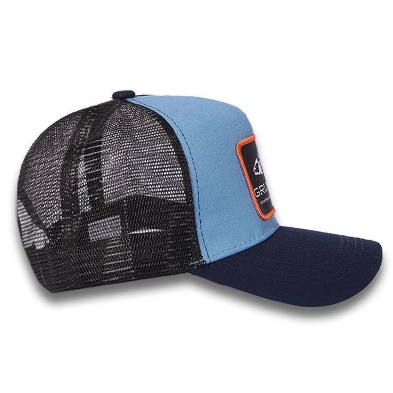 Adjustable Baseball Cap Cotton Twill Golf Cap Embroidered Patch Mesh Back Trucker Hat 5 Panel Mesh Back Baseball Cap