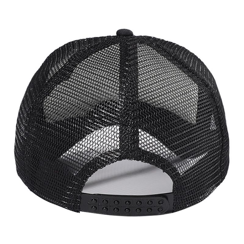 Adjustable Baseball Cap Cotton Twill Golf Cap Embroidered Patch Mesh Back Trucker Hat 5 Panel Mesh Back Baseball Cap