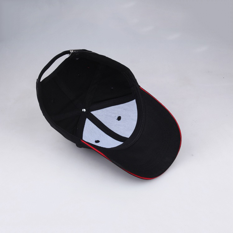 Unisex 6-Panel Cotton Twill Sandwich Golf Cap Baseball Cap Adjustable Original Classic Low Profile Cotton Hat for Golfer