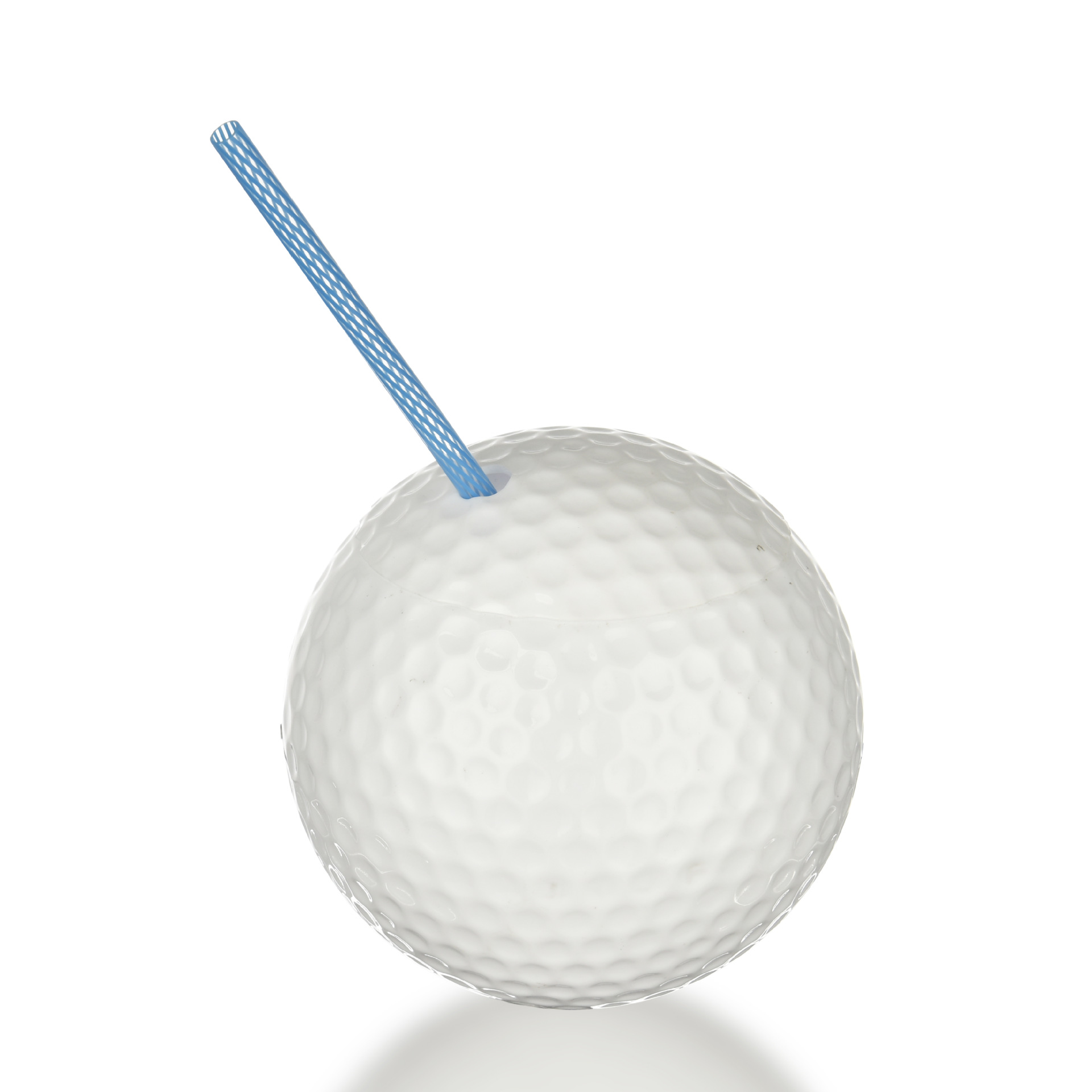 Golf Ball Cups with Straw and Lid, 20oz Plastic Reusable Golf Themed Party Cups Golf Decorations