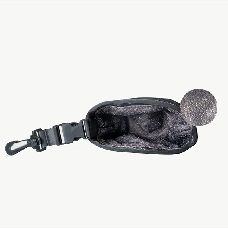 Golf Ball Cleaner Golf Club Cleaning Bag Pouch, Detachable Clip, Cleans Club Grooves Golf Bag Accessories