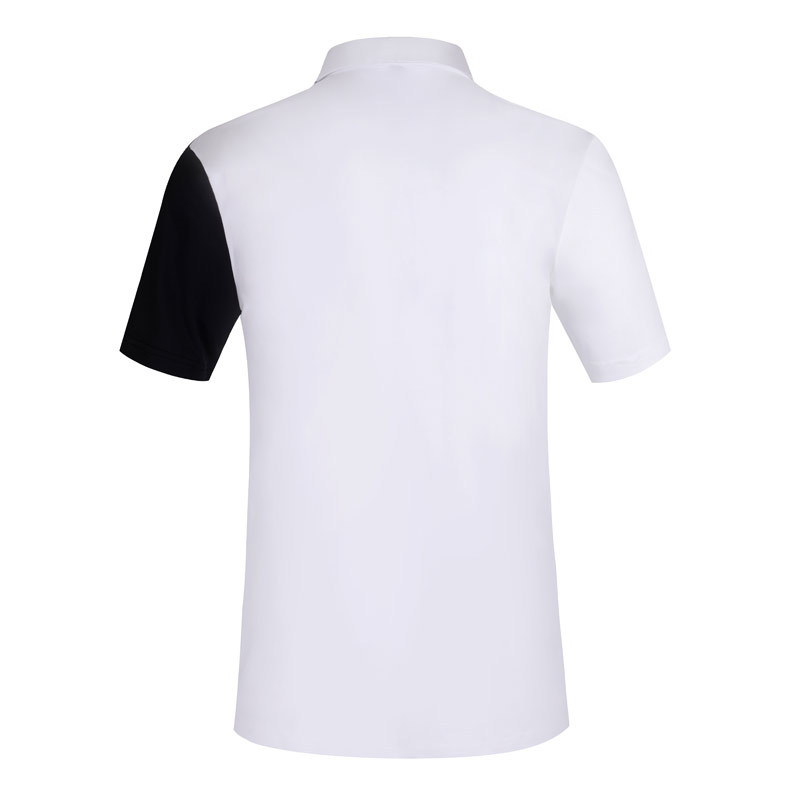 Mens Golf Polo Short Sleeve Shirts 3-Button Moisture Wicking Dry Fit Performance Athletic T-Shirts Collared Casual Polo Shirt