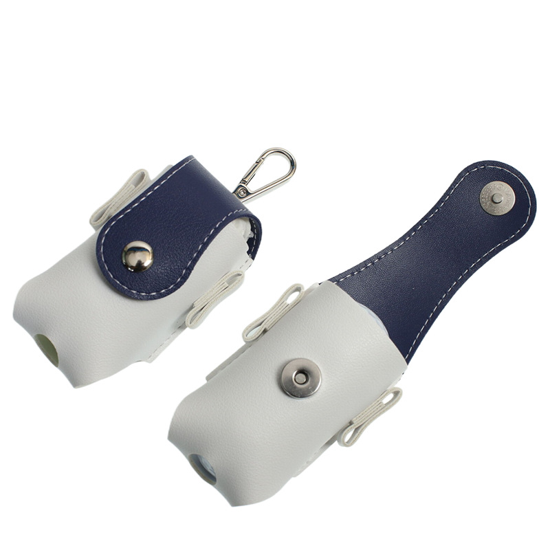 PU Leather Golf Ball Pouch Golfer Sports Belt Waist Bag Golf Sports Accessory