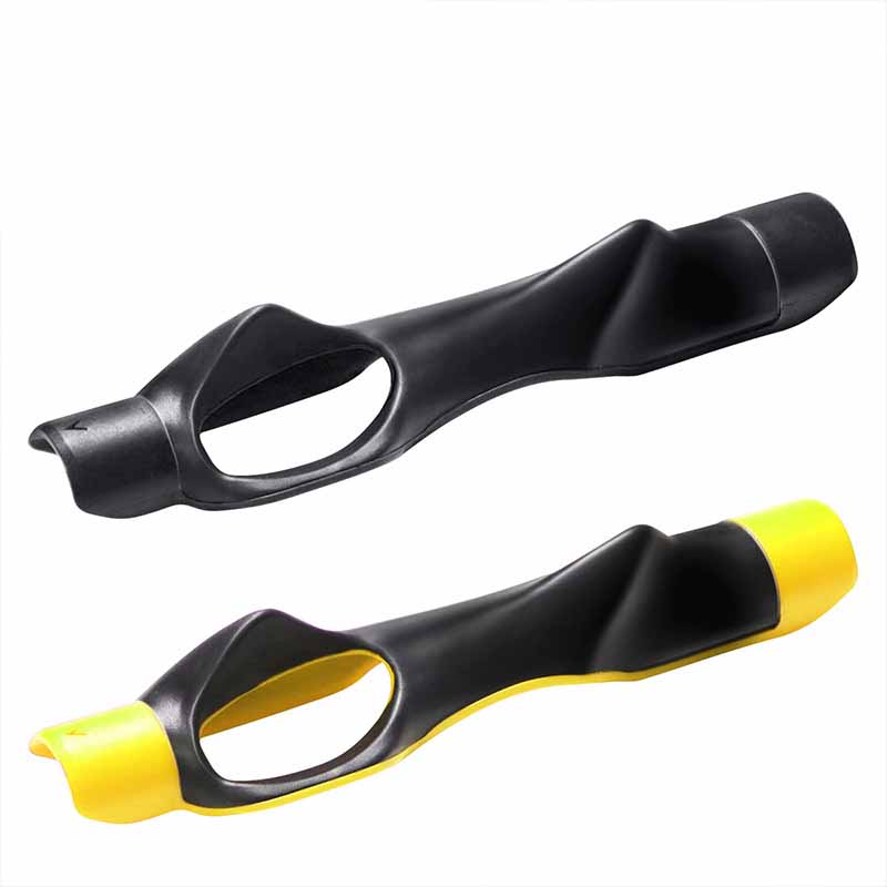 Golf Hand Grip Golfer Training Grip Black Golf Swing Trainer Grips Golf Plastic Swing Trainer Training Grip Aids for Practice