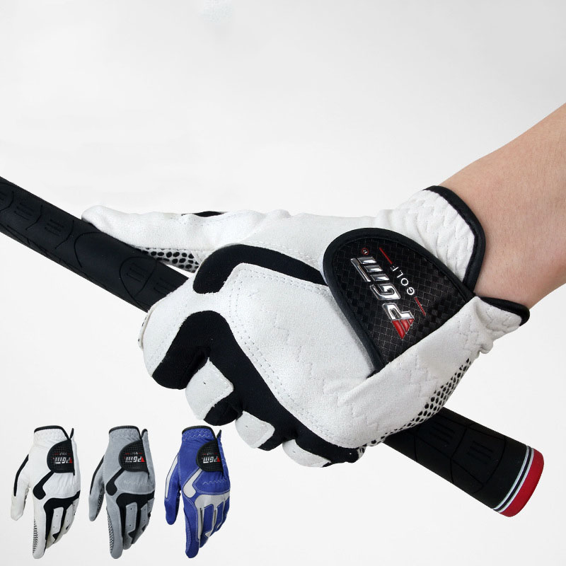 Microfibre Anti-slip Golf Gloves Soft Comfortable and Breathable Golf Gloves Non-Slip Gloves for Golfers