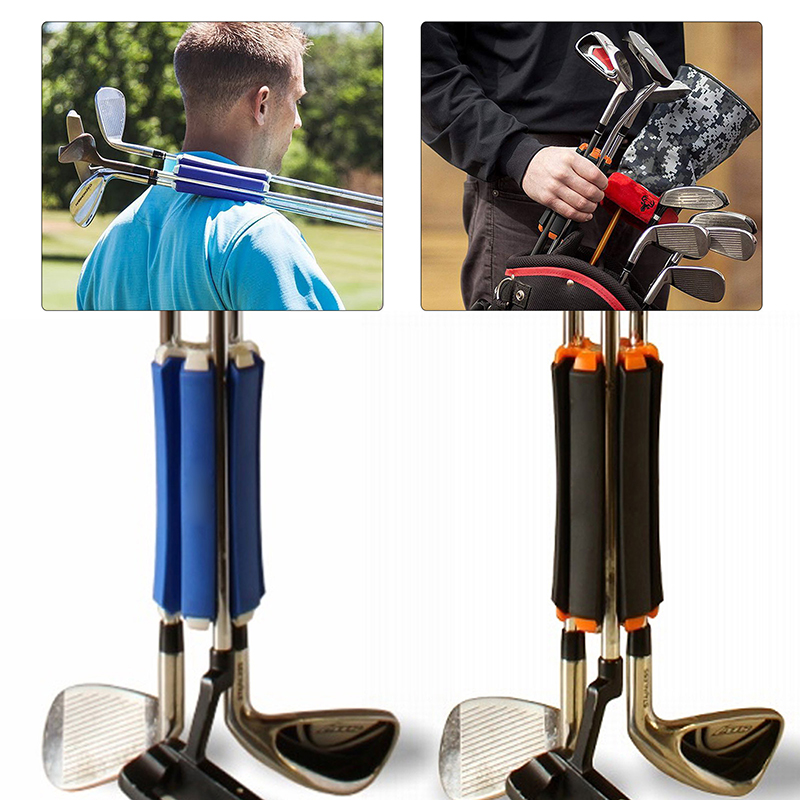 Golf Club Retainer Standing Easy to Carry Golf Club Carrier for Woods, Irons, Wedges, Putters, and Hybrid, Can Hold Up To 6 Clubs