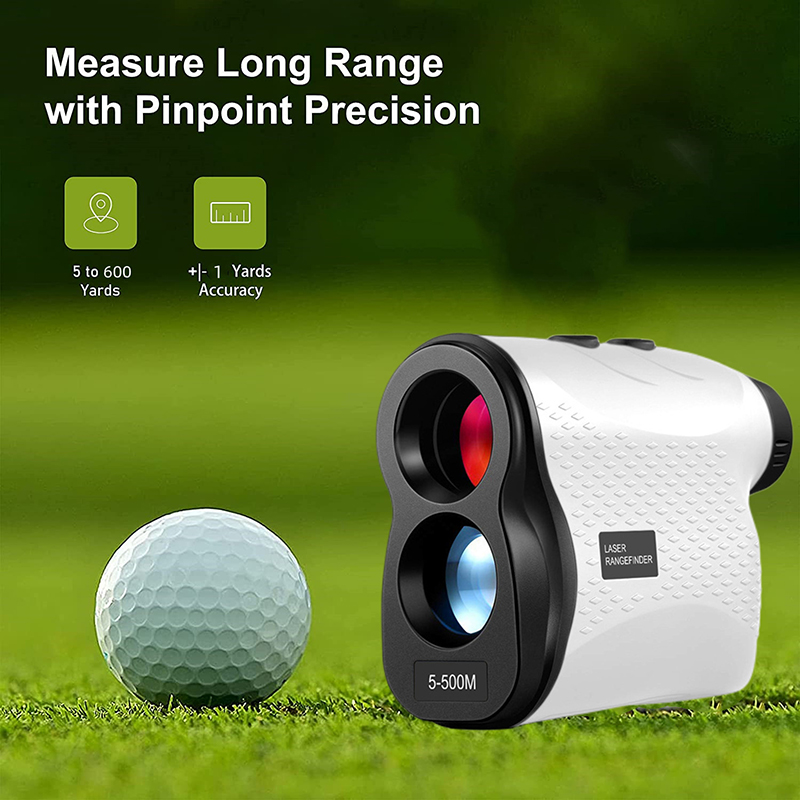 Golf Laser Rangefinder 600 Yards High-Precision Laser Distance Finder, Flag-Lock with Vibration Distance/Speed/Angle Measurement