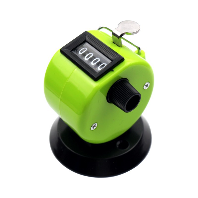 ABS Hand Held Tally Counters, 4 Digit Mechanical Palm Golf Counter, Handheld Number Click Counter Manual Plastic Clicker for Golf