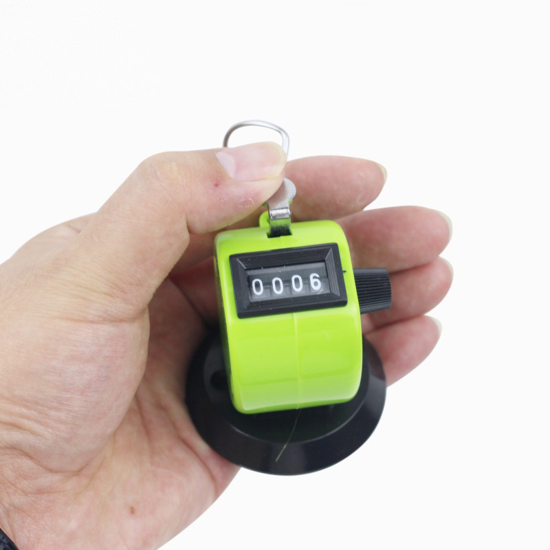 ABS Hand Held Tally Counters, 4 Digit Mechanical Palm Golf Counter, Handheld Number Click Counter Manual Plastic Clicker for Golf