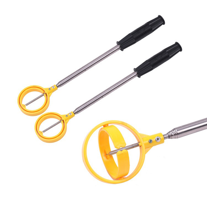 Telescopic Golf Ball Retriever for Water with Spring Release-Ready Head, Stainless Steel Golf Ball Retriever Tool, Grabber Tool