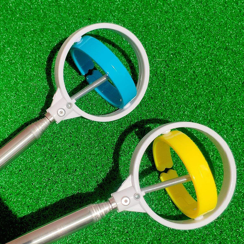 Telescopic Golf Ball Retriever for Water with Spring Release-Ready Head, Stainless Steel Golf Ball Retriever Tool, Grabber Tool