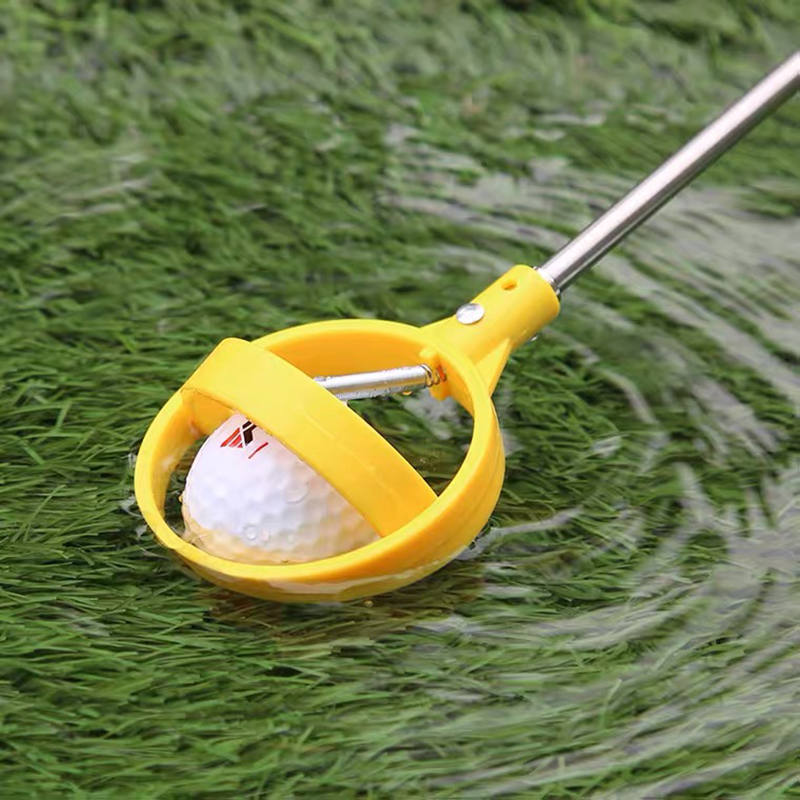 Telescopic Golf Ball Retriever for Water with Spring Release-Ready Head, Stainless Steel Golf Ball Retriever Tool, Grabber Tool