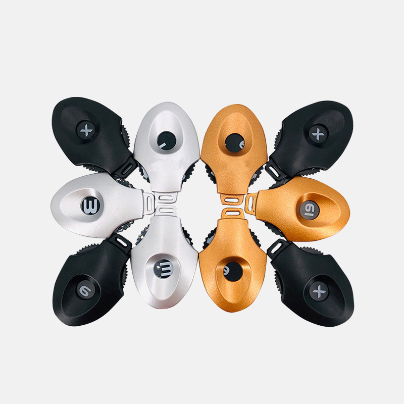 Plastic Golf Rotating No. Tag For Golf Driver Fairway Woods Hybrid Headcover, Hanging Interchangeable Rotating Number Plate