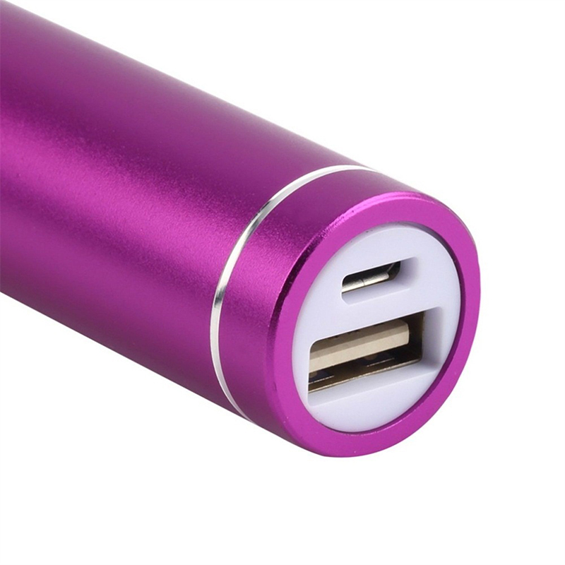 Portable 2600mAh Power Bank With Carabiner, USB Mobile Phone Charging with Carabiner for Smartphones, External Batterie Charger