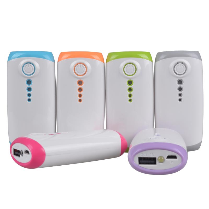 Dual USB 4000mAh Power Bank with LED Flashlight, Portable External Battery Pack With LED Light Perfect for Travel, Hiking, Camping