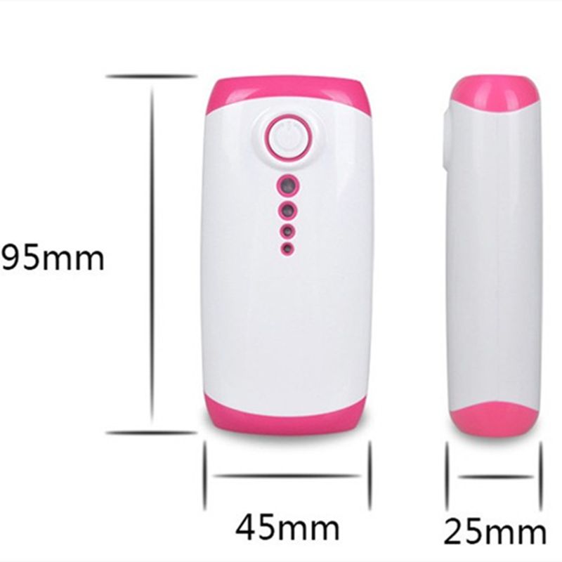 Dual USB 4000mAh Power Bank with LED Flashlight, Portable External Battery Pack With LED Light Perfect for Travel, Hiking, Camping