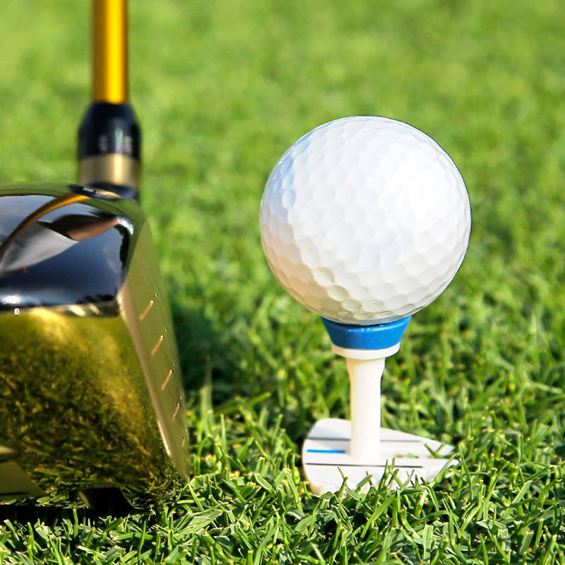 Height Adjustable Golf Tees, Upgraded Premium Big Head Rubber Golf Tees, 3 1/4 inches Golf Disc Tee, Easy Tee Up, Golf Tee Hanger