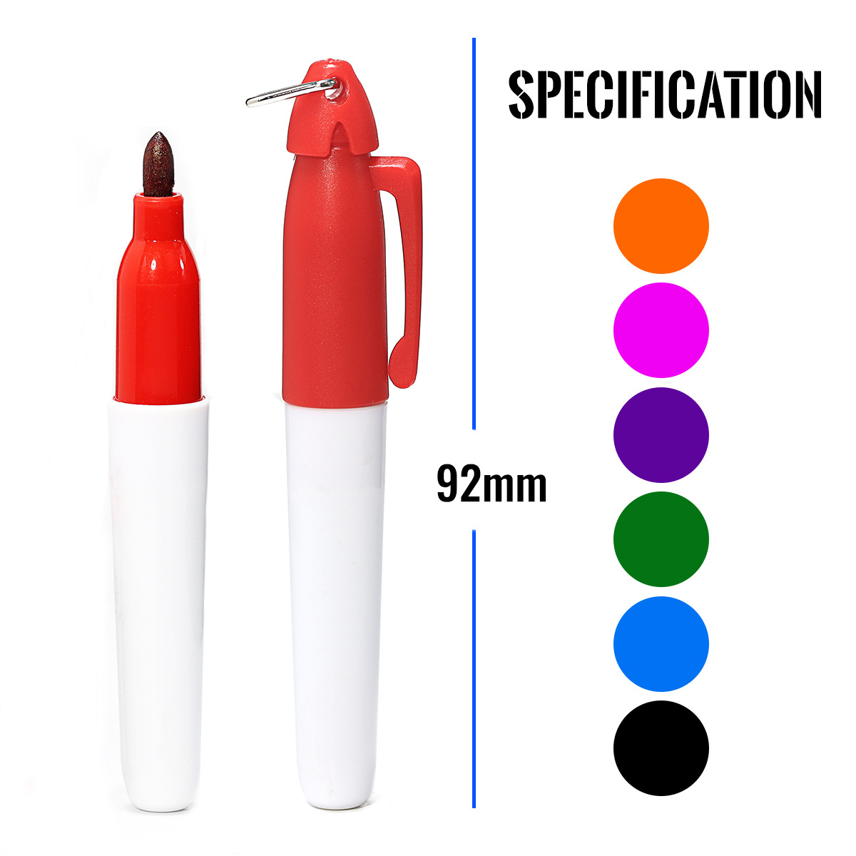 Golf Ball Lines Drawing Marker Pen, Permanent Markers For Golf Ball, Premium Waterproof & Smear Proof Markers, Quick Drying