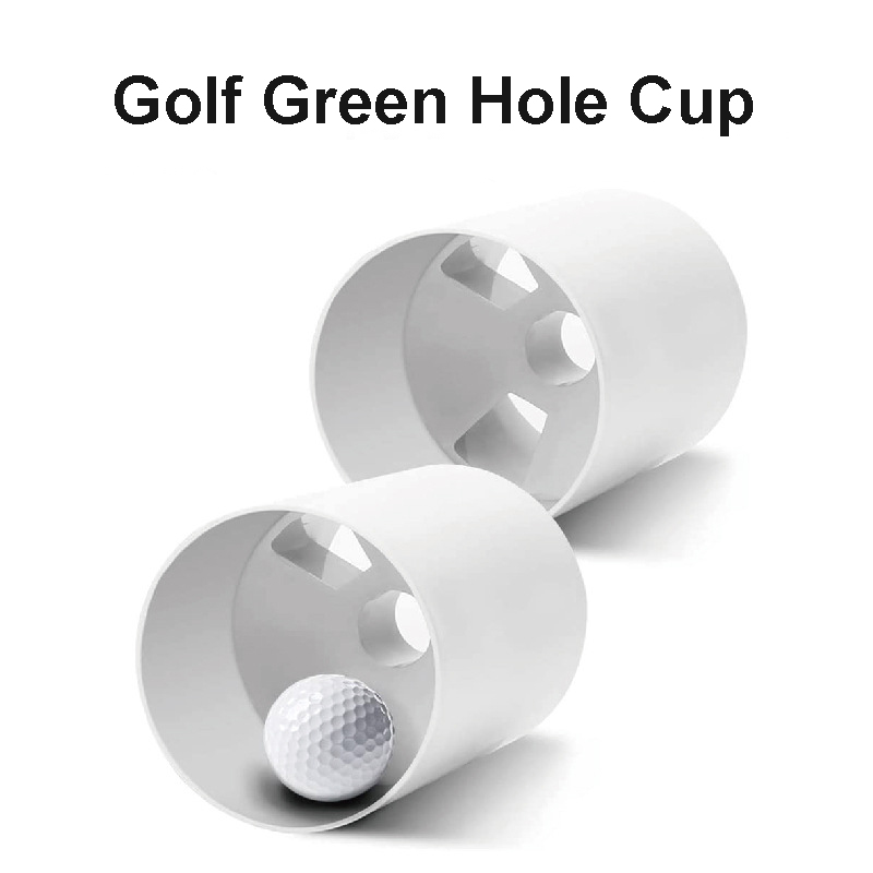 Golf Practice Putting Green Hole Cup, ABS Plastic Golf Cups for Outdoor Backyard Golf Practice, Dimension 4