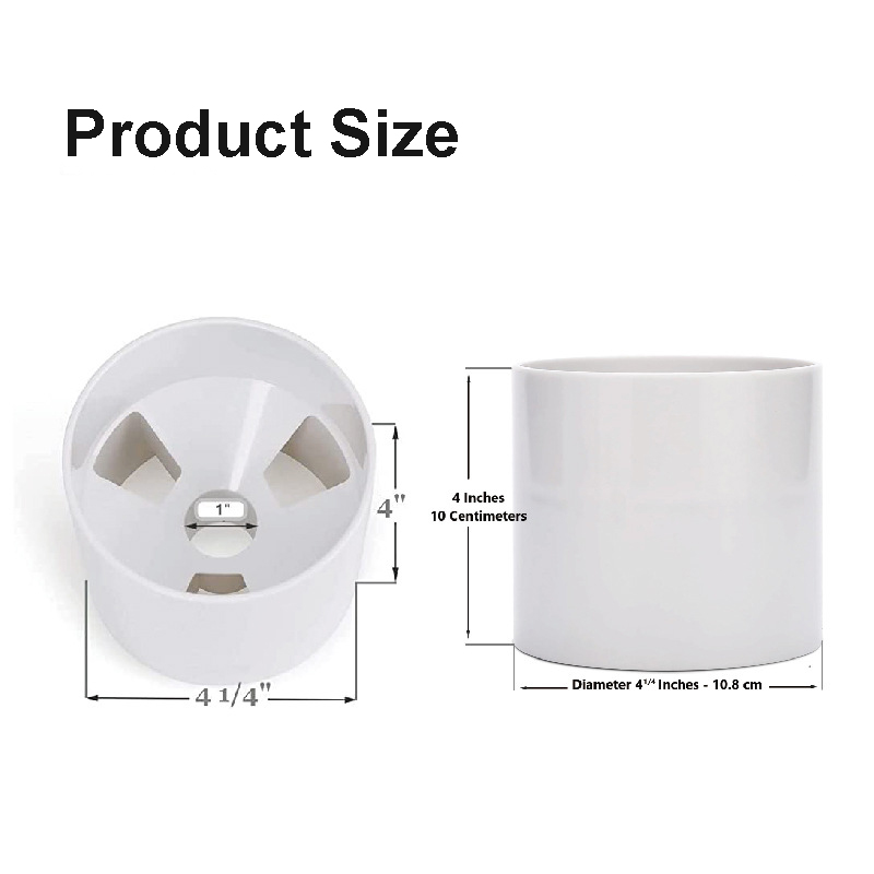 Golf Practice Putting Green Hole Cup, ABS Plastic Golf Cups for Outdoor Backyard Golf Practice, Dimension 4