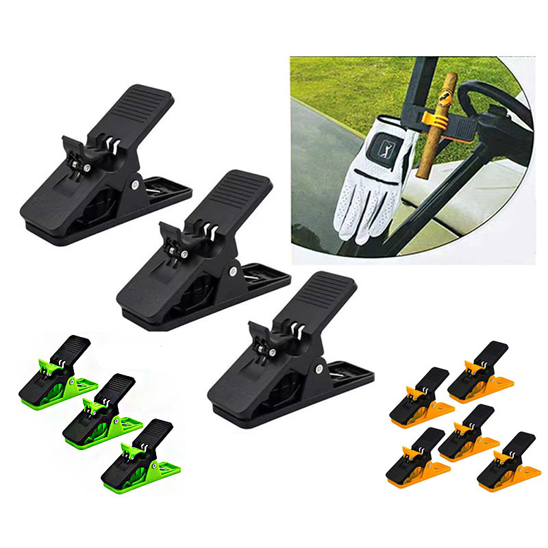 Golf Cigar Holder Clip, Plastic Cigar Minder Clip Holder, Golf Cart Cigar Stand for Golfing Accessories, Boats, BBQ, Grills