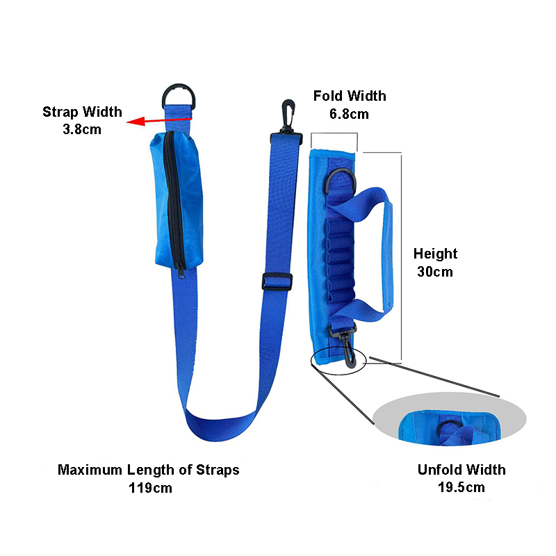 Golf Club Carry Bag With Adjustable Shoulder Strap, Portable Lightweight Golf Club Carrier, Hold 3-5 Poles & 6 Tees & 3 Balls