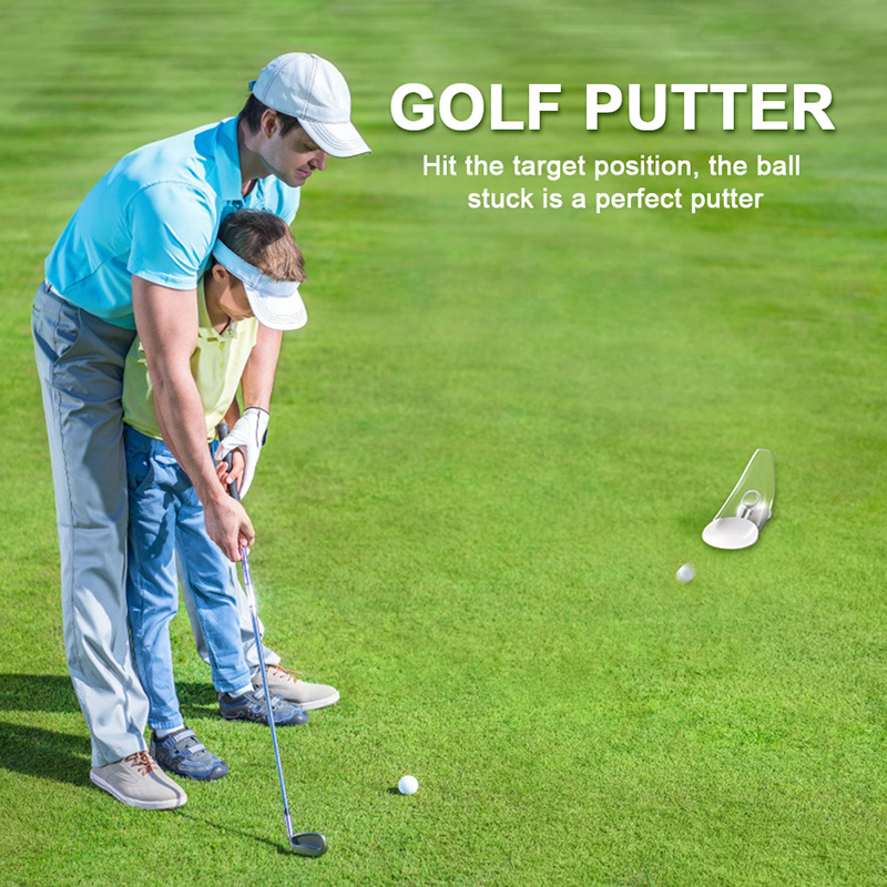 Premium Pressure Putt Trainer, Golf Ball Putting Training Aid for Practice - Golf Putting Accuracy Trainer with Instant Feedback