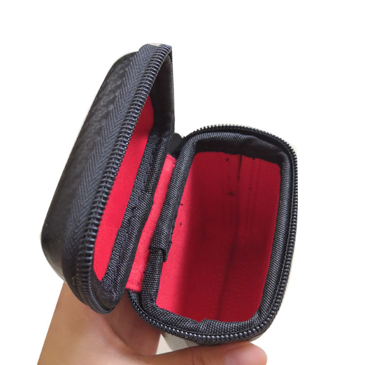 Shockproof EVA Rangefinder Case, High-quality Waterproof Carbon Fiber Pattern PU + EVA + Lining Velvet Golf Range Finder Case