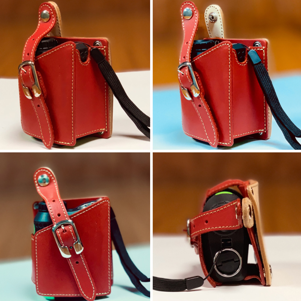 Portable PU Golf Rangefinder Storage Case, PU Leather Range Finder Holster, fits All Golf & Hunting Rangefinder