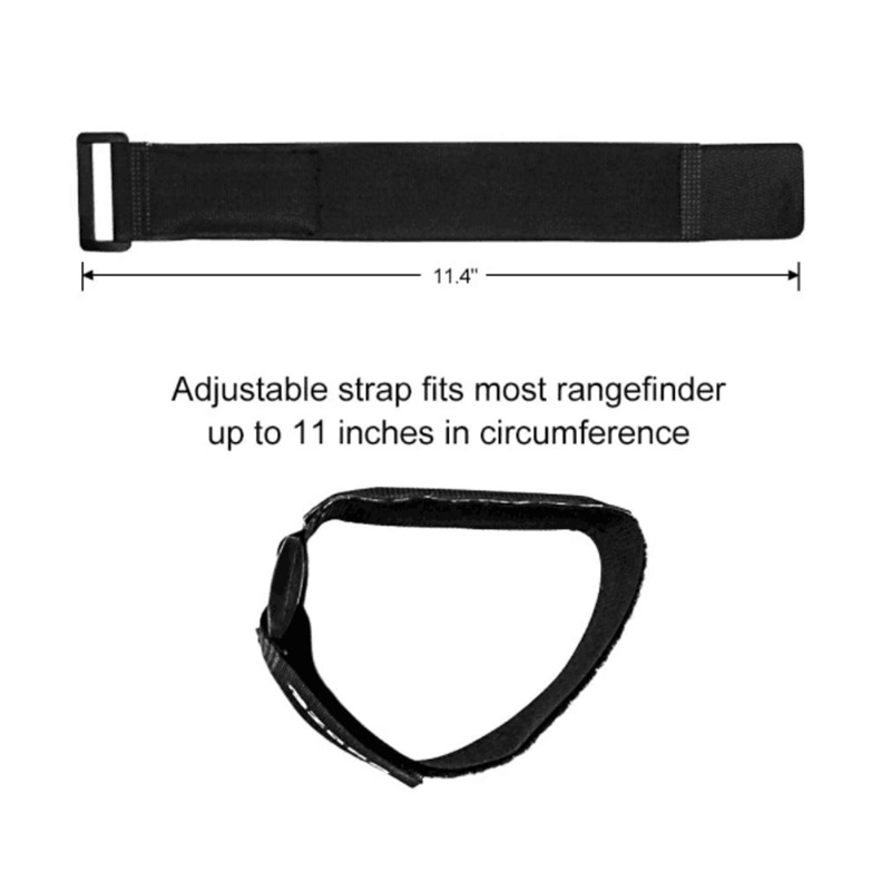 Magnetic Rangefinder Mount Strap, Adjustable Rangefinder Mount/Holder/Strap/Band with Strong Magnet Securely Attached to Golf Cart