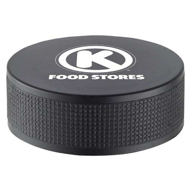 Round Hockey Puck Stress Reliever, Sports Soft Foam Ice Hockey Pucks for Practicing and Classic Training, Official Regulation Size