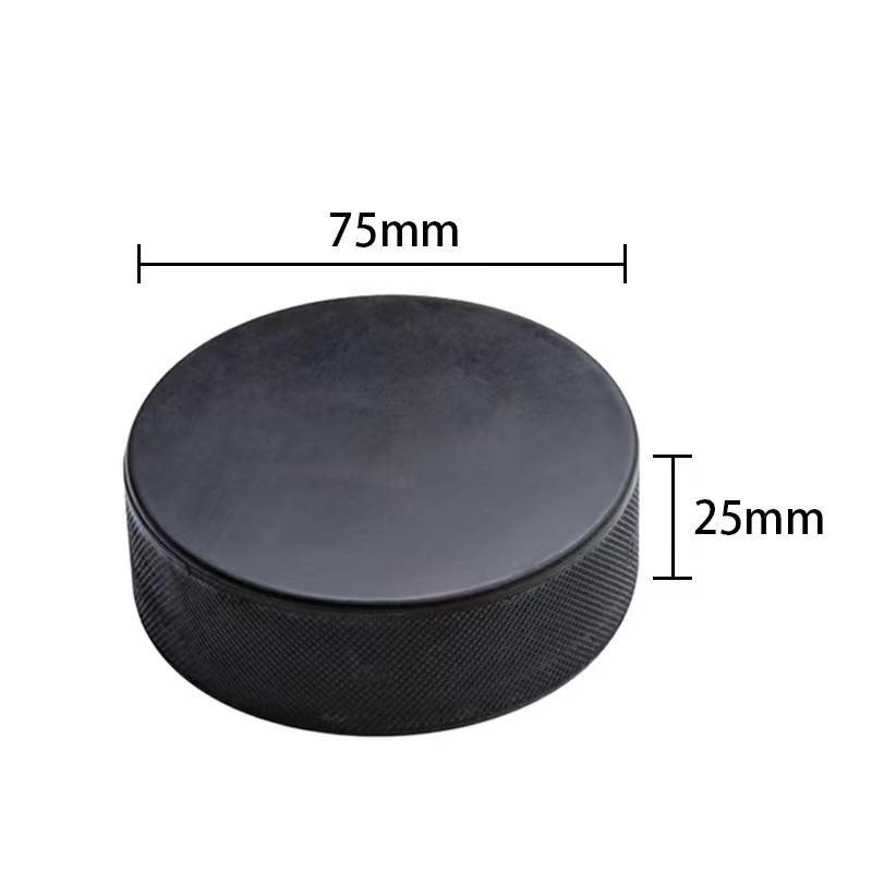 Round Hockey Puck Stress Reliever, Sports Soft Foam Ice Hockey Pucks for Practicing and Classic Training, Official Regulation Size