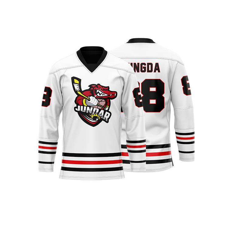Full Sublimated Ice Hockey Jersey Hockey League Team Practice Jersey for Senior and Junior - Adult and Youth