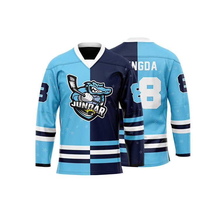 Full Sublimated Ice Hockey Jersey Hockey League Team Practice Jersey for Senior and Junior - Adult and Youth