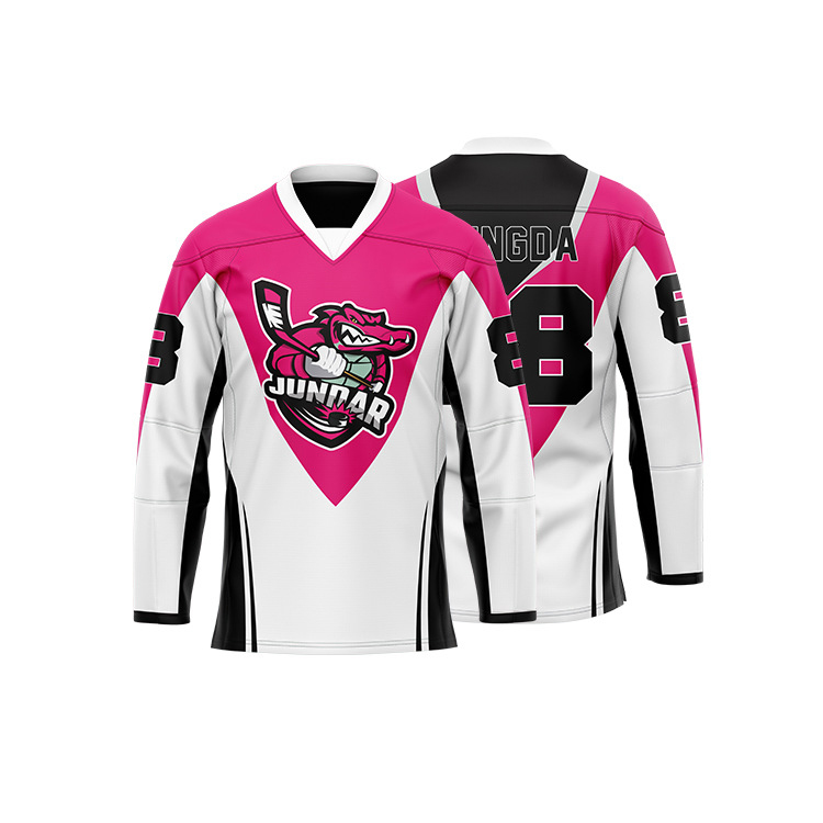 Full Sublimated Ice Hockey Jersey Hockey League Team Practice Jersey for Senior and Junior - Adult and Youth