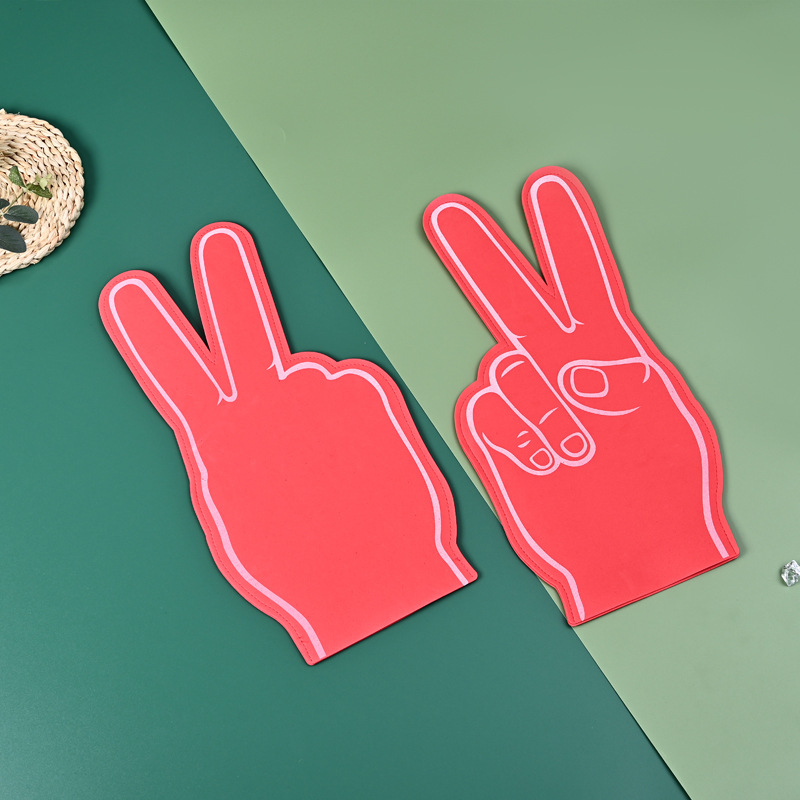 Cheering Up Foam Hand, 18Inch EVA Foam Fingers Noise Makers Party Favors, Sports Giant Pointer Foam Hand Pom Poms Cheerleader Prop