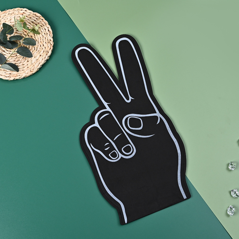 Cheering Up Foam Hand, 18Inch EVA Foam Fingers Noise Makers Party Favors, Sports Giant Pointer Foam Hand Pom Poms Cheerleader Prop