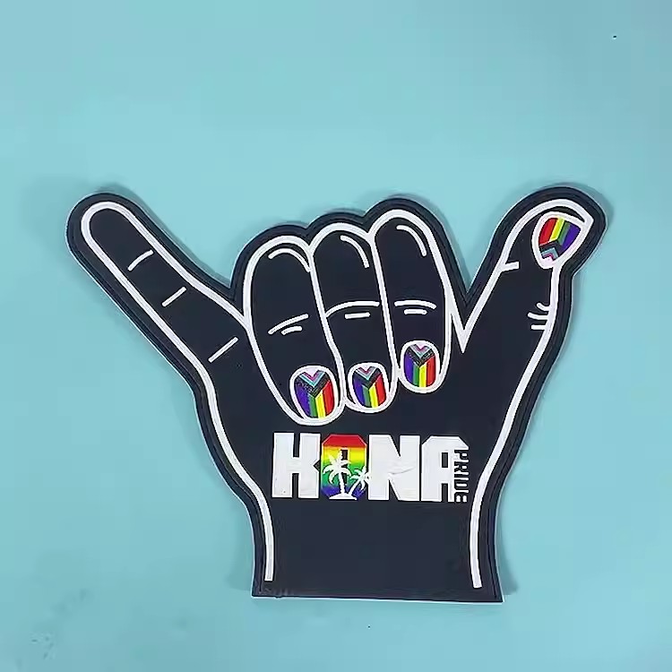 Full imprint Cheering up Foam Hand Sponge Cheering Hand Palm for School Items Sports Events, Celebration Noise Maker Party Favors