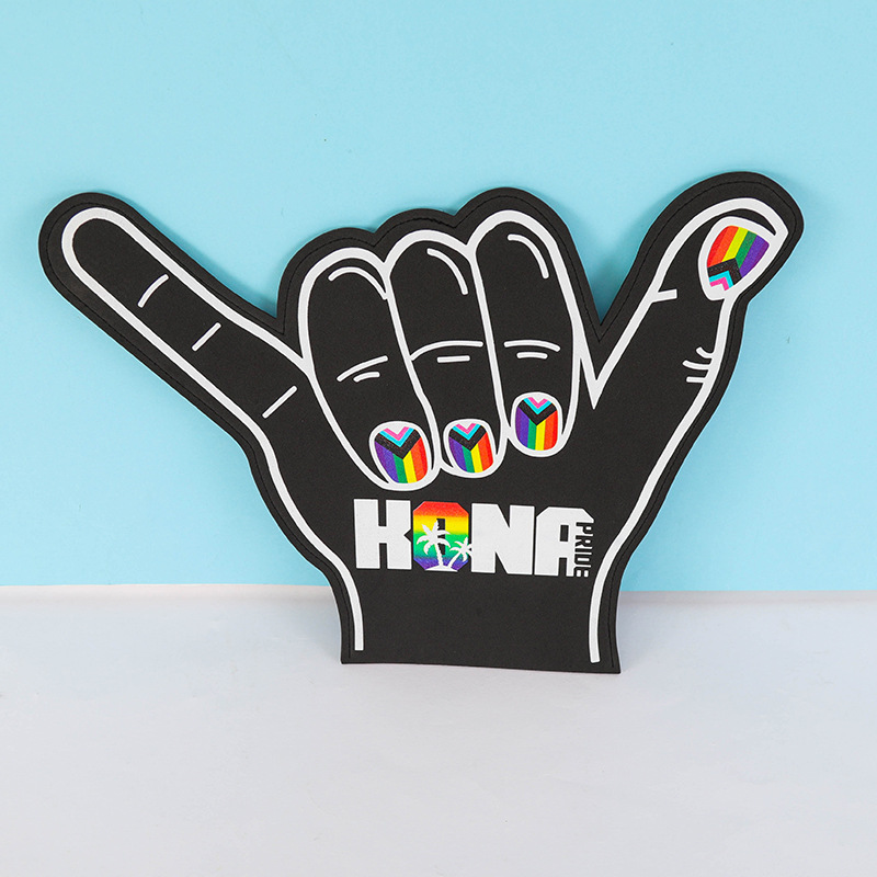 Full imprint Cheering up Foam Hand Sponge Cheering Hand Palm for School Items Sports Events, Celebration Noise Maker Party Favors