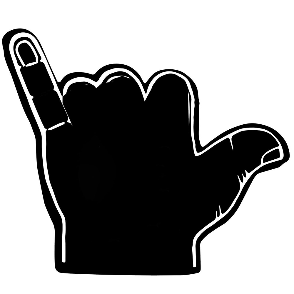 Full imprint Cheering up Foam Hand Sponge Cheering Hand Palm for School Items Sports Events, Celebration Noise Maker Party Favors