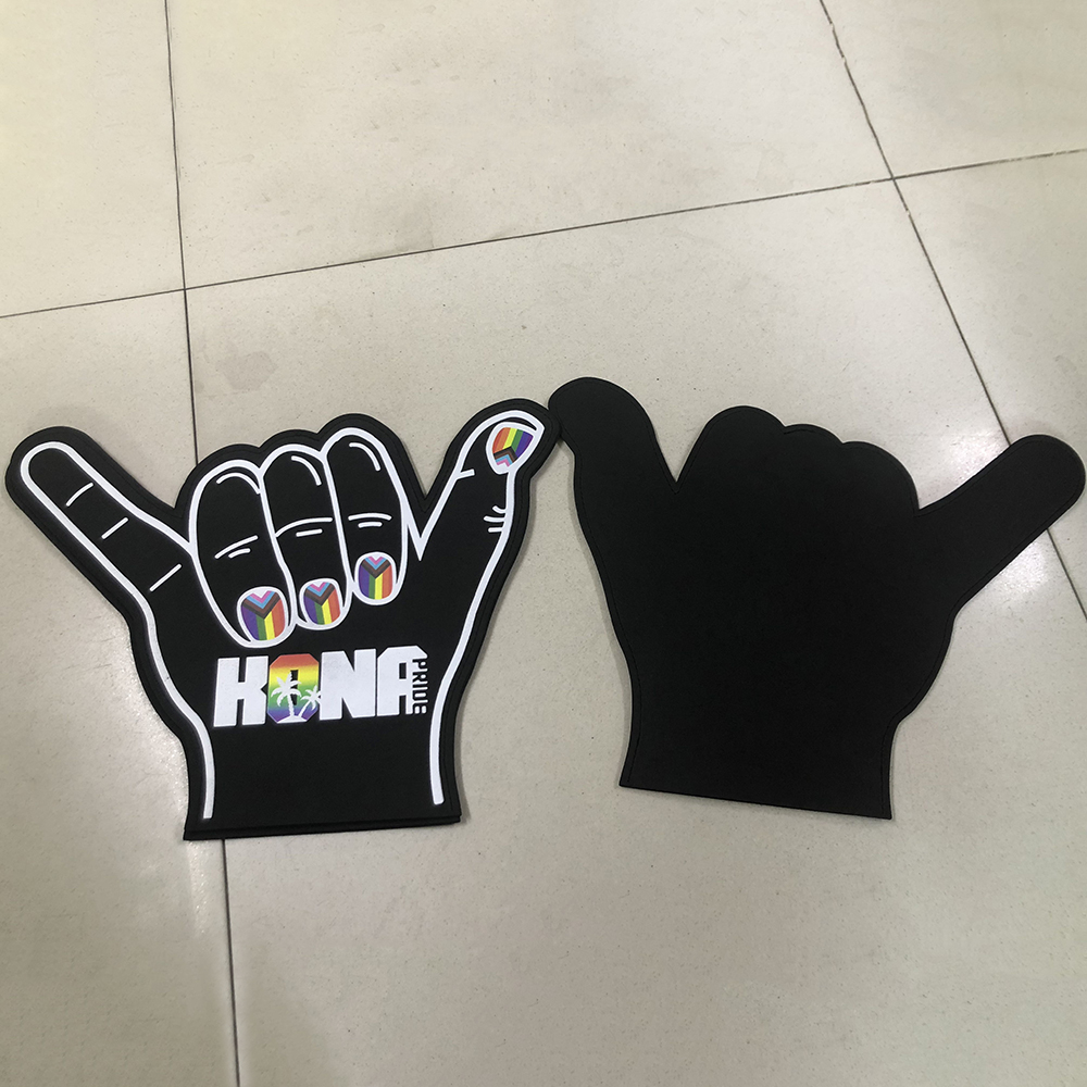 Full imprint Cheering up Foam Hand Sponge Cheering Hand Palm for School Items Sports Events, Celebration Noise Maker Party Favors
