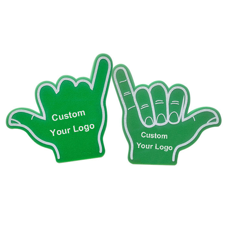 Full imprint Cheering up Foam Hand Sponge Cheering Hand Palm for School Items Sports Events, Celebration Noise Maker Party Favors