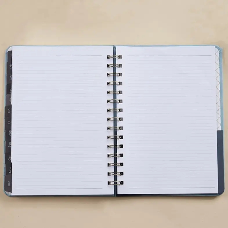 2024 Academic Weekly Planner Spiral Notebook - Weekly & Monthly Planner, Twin-Wire Binding Spiral Planner Notebook - A5 Size