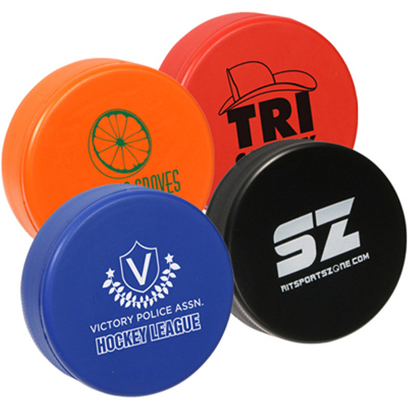 High-Grade Rubber Ice Hockey Pucks, Official Regulation Weight & Size for Practicing and Classic Trainin