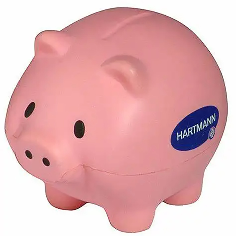 Mini Foam Cute Pig Shape Stress Reliever Ball, Squeeze Piggy Pressure Reliever Toys, Squish Stress Relief for Kid Adult