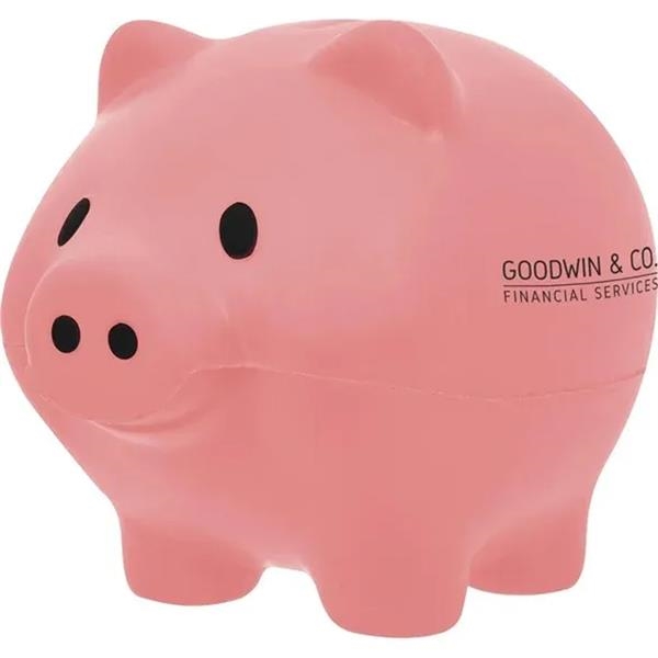Mini Foam Cute Pig Shape Stress Reliever Ball, Squeeze Piggy Pressure Reliever Toys, Squish Stress Relief for Kid Adult