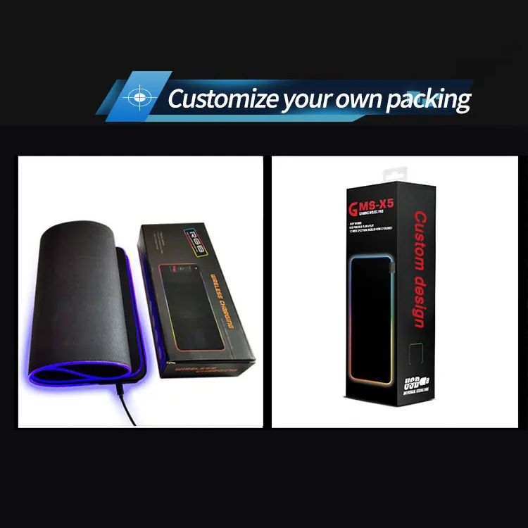 RGB Gaming Mouse Pad with Wireless Charging 10W, 31 1/2 